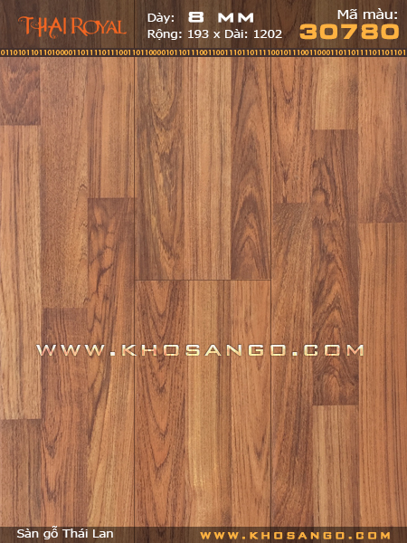 Sàn gỗ ThaiRoyal 30780 Sàn gỗ ThaiRoyal 30780