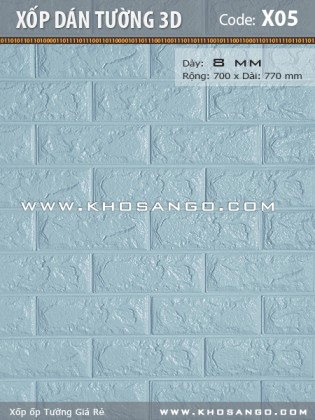 Xốp dán tường 3D X05 Xốp dán tường 3D X05
