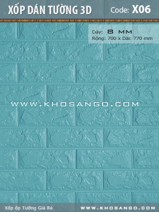 Xốp dán tường 3D X06 Xốp dán tường 3D X06