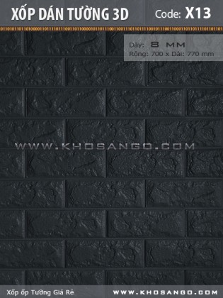 Xốp dán tường 3D X13 Xốp dán tường 3D X13