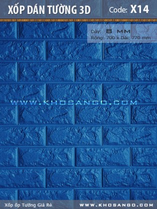 Xốp dán tường 3D X14 Xốp dán tường 3D X14