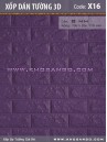 Xốp dán tường 3D X16