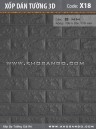 Xốp dán tường 3D X18