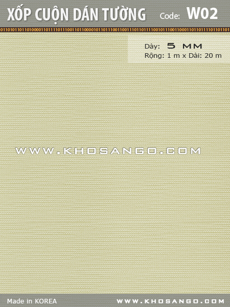 Xốp cuộn dán tường W02 Xốp cuộn dán tường W02