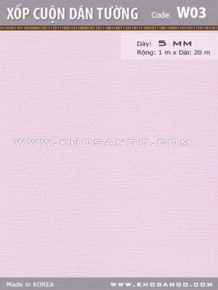 Xốp cuộn dán tường W03