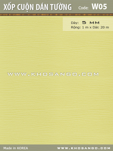 Xốp cuộn dán tường W05 Xốp cuộn dán tường W05