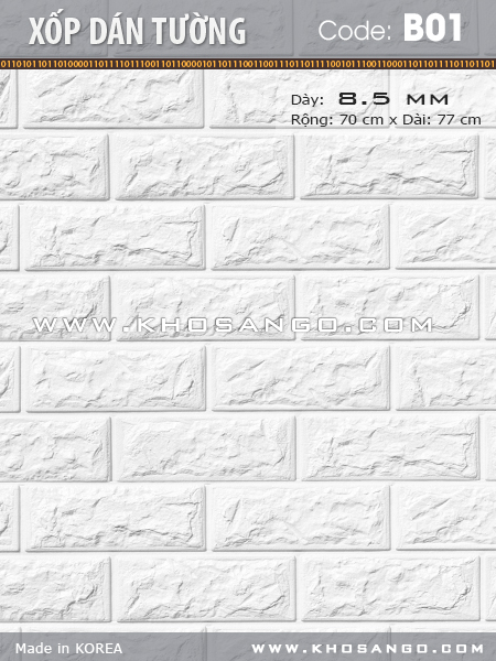 Xốp dán tường B01 Xốp dán tường B01