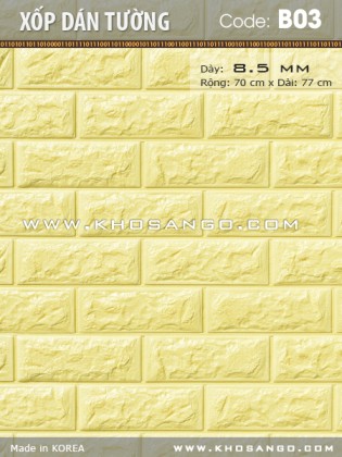 Xốp dán tường B03