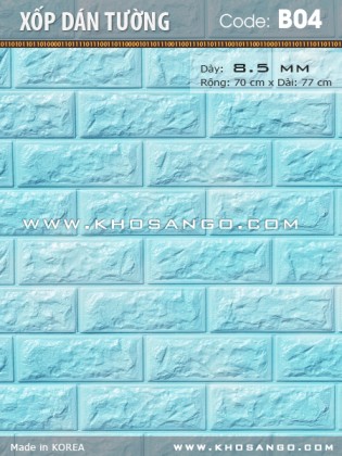 Xốp dán tường B04