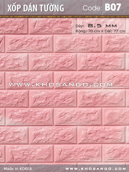 Xốp dán tường B07 Xốp dán tường B07