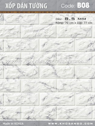 Xốp dán tường B08