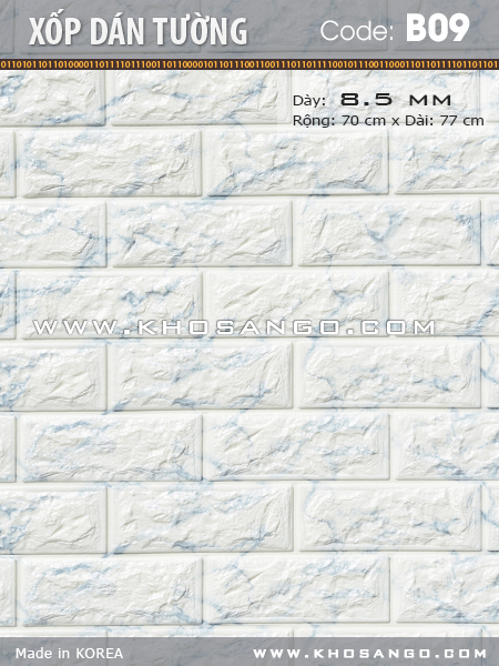 Xốp dán tường B09 Xốp dán tường B09