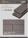 Sàn gỗ Exwood ED140x25-4 Coffee
