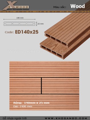 Sàn gỗ Exwood ED140x25-4 Wood Sàn gỗ Exwood ED140x25-4 Wood