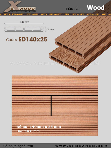 Sàn gỗ Exwood ED140x25-4 Wood Sàn gỗ Exwood ED140x25-4 Wood