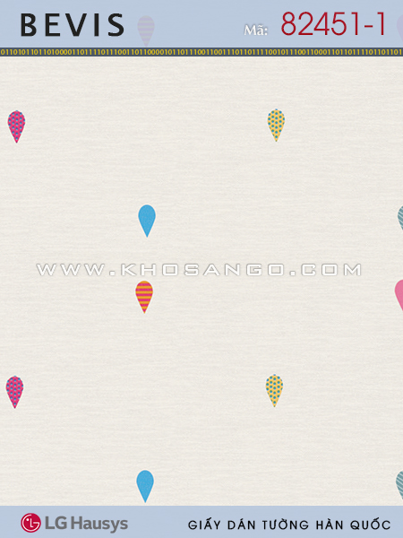 Giấy Dán Tường BEVIS 82451-1 Giấy Dán Tường BEVIS 82451-1