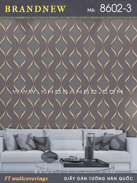 Giấy Dán Tường BRANDNEW 8602-3 Giấy Dán Tường BRANDNEW 8602-3