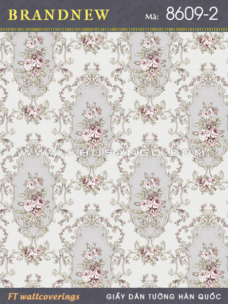 Giấy Dán Tường BRANDNEW 8609-2 Giấy Dán Tường BRANDNEW 8609-2
