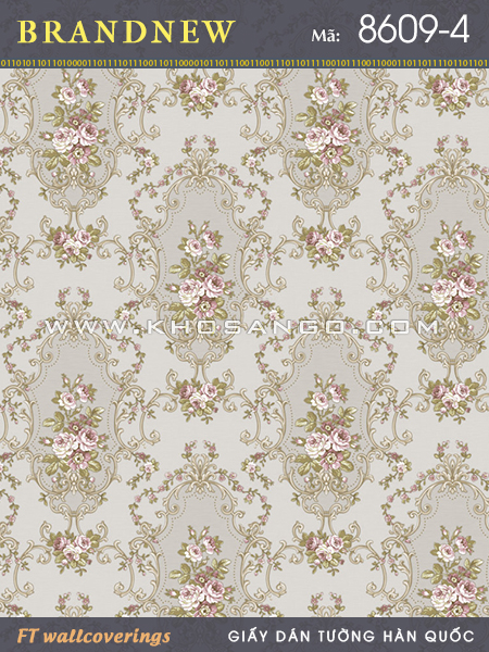 Giấy Dán Tường BRANDNEW 8609-4 Giấy Dán Tường BRANDNEW 8609-4