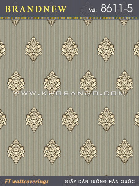 Giấy Dán Tường BRANDNEW 8611-5 Giấy Dán Tường BRANDNEW 8611-5