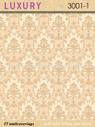 Giấy Dán Tường Luxury 3001-1 Giấy Dán Tường Luxury 3001-1