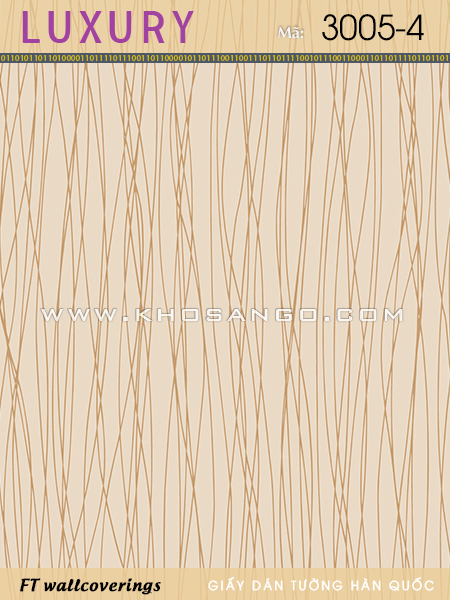 Giấy Dán Tường Luxury 3005-4 Giấy Dán Tường Luxury 3005-4