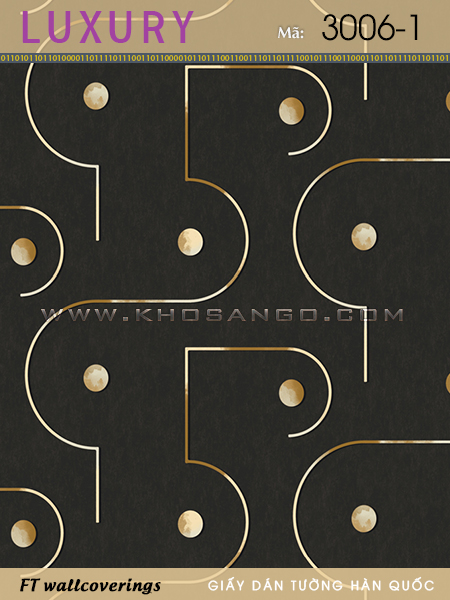 Giấy Dán Tường Luxury 3006-1 Giấy Dán Tường Luxury 3006-1