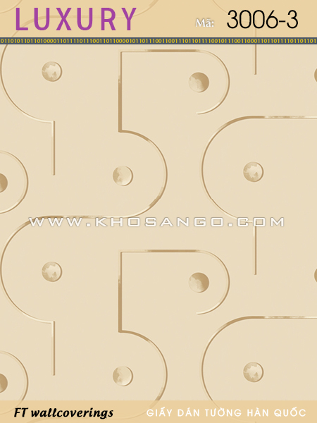 Giấy Dán Tường Luxury 3006-3 Giấy Dán Tường Luxury 3006-3