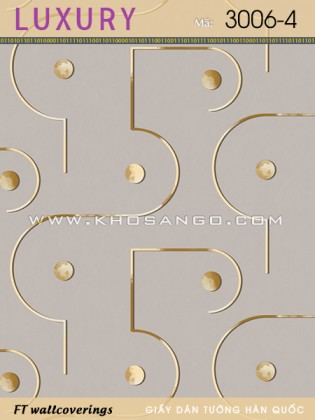 Giấy Dán Tường Luxury 3006-4 Giấy Dán Tường Luxury 3006-4