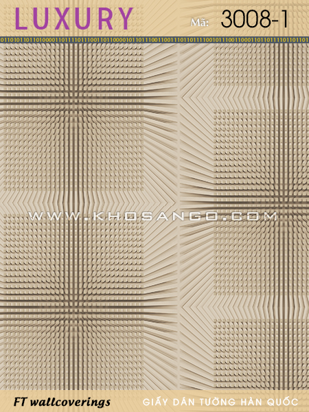 Giấy Dán Tường Luxury 3008-1 Giấy Dán Tường Luxury 3008-1