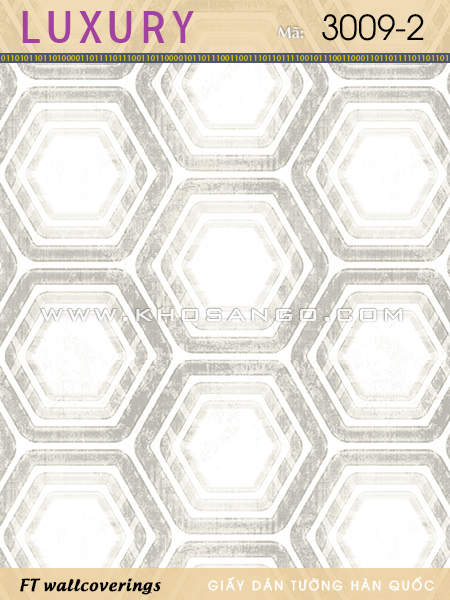 Giấy Dán Tường Luxury 3009-2 Giấy Dán Tường Luxury 3009-2