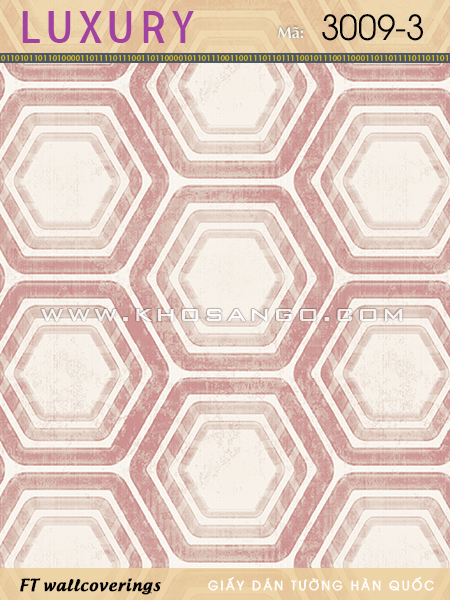 Giấy Dán Tường Luxury 3009-3 Giấy Dán Tường Luxury 3009-3