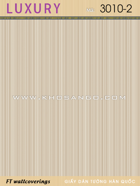 Giấy Dán Tường Luxury 3010-2 Giấy Dán Tường Luxury 3010-2