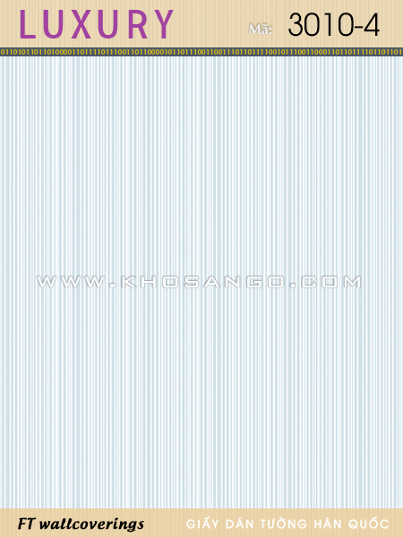 Giấy Dán Tường Luxury 3010-4 Giấy Dán Tường Luxury 3010-4