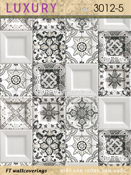 Giấy Dán Tường Luxury 3012-5 Giấy Dán Tường Luxury 3012-5