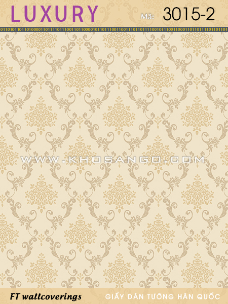 Giấy Dán Tường Luxury 3015-2 Giấy Dán Tường Luxury 3015-2