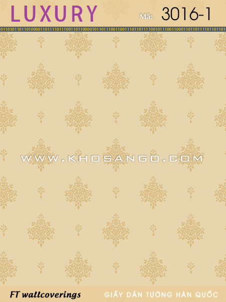 Giấy Dán Tường Luxury 3016-1 Giấy Dán Tường Luxury 3016-1
