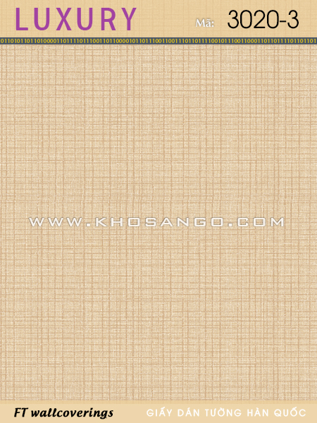 Giấy Dán Tường Luxury 3020-3 Giấy Dán Tường Luxury 3020-3