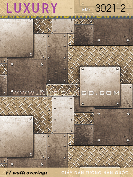 Giấy Dán Tường Luxury 3021-2 Giấy Dán Tường Luxury 3021-2