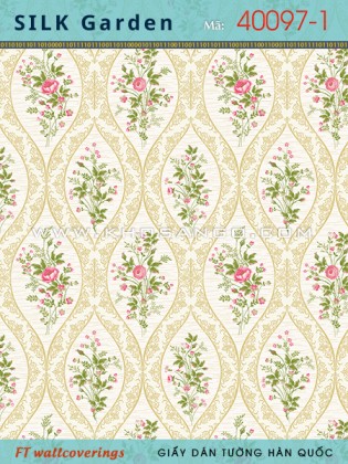 Giấy Dán Tường Silk Garden 40097-1 Giấy Dán Tường Silk Garden 40097-1