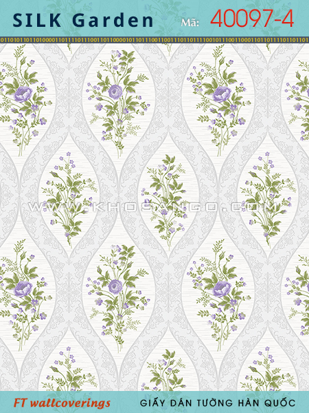 Giấy Dán Tường Silk Garden 40097-4 Giấy Dán Tường Silk Garden 40097-4