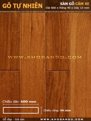 Sàn gỗ căm xe 600mm Sàn gỗ căm xe 600mm