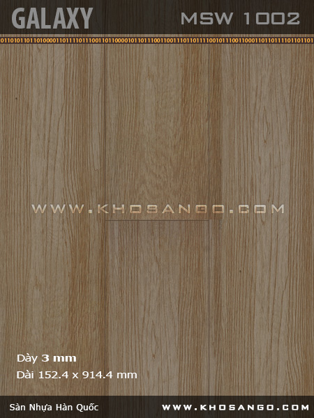 Sàn nhựa Galaxy MSW1002 Sàn nhựa Galaxy MSW1002