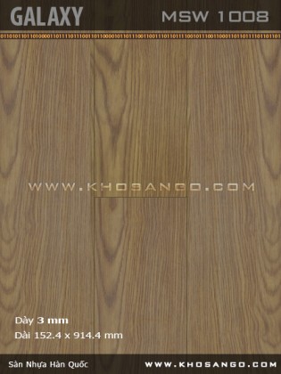 Sàn nhựa Galaxy MSW1008 Sàn nhựa Galaxy MSW1008