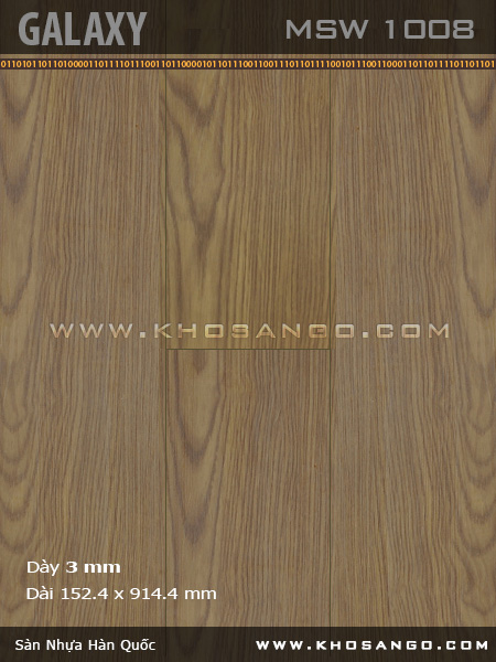 Sàn nhựa Galaxy MSW1008 Sàn nhựa Galaxy MSW1008