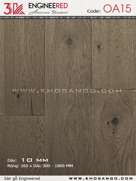 Sàn gỗ 3K Engineered OA15 Sàn gỗ 3K Engineered OA15