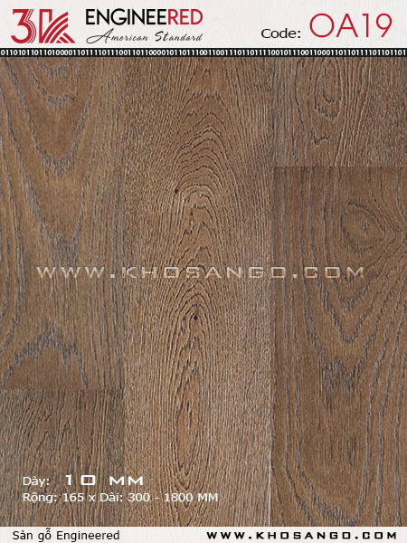 Sàn gỗ 3K Engineered OA19 Sàn gỗ 3K Engineered OA19