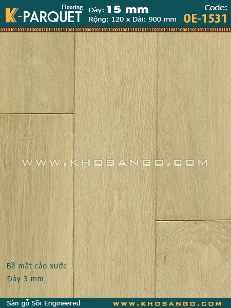 Sàn gỗ Sồi Engineered OE-1531 Sàn gỗ Sồi Engineered OE-1531