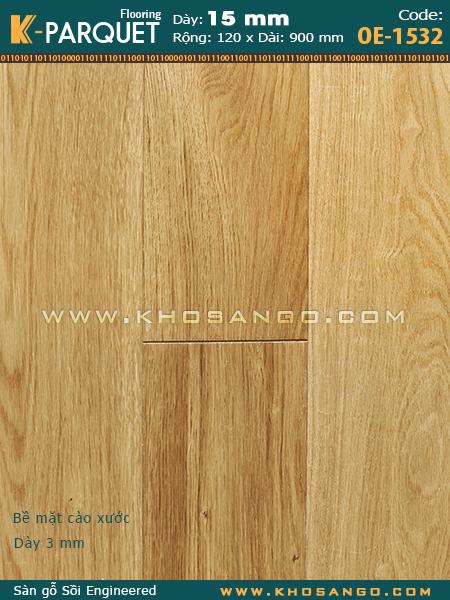 Sàn gỗ Sồi Engineered OE-1532 Sàn gỗ Sồi Engineered OE-1532