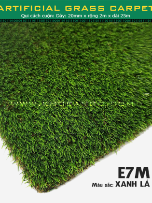 Thảm cỏ E7M-Xanh Lá